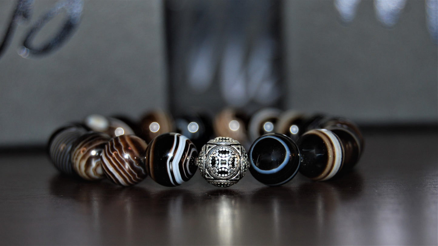 Sardonyx Agate Silver