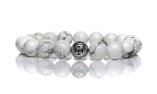 Howlite Silver