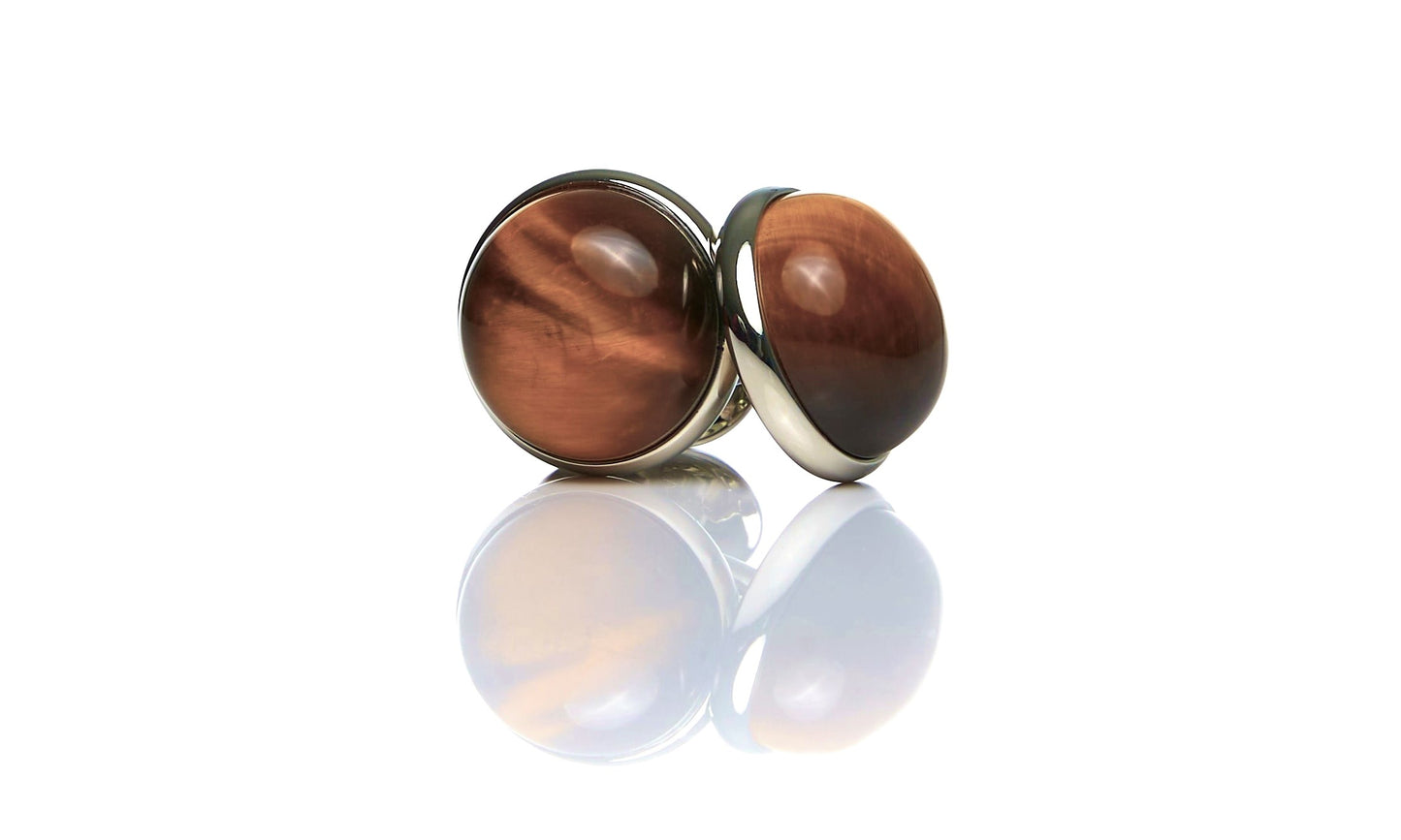 Tiger's Eye Cufflinks