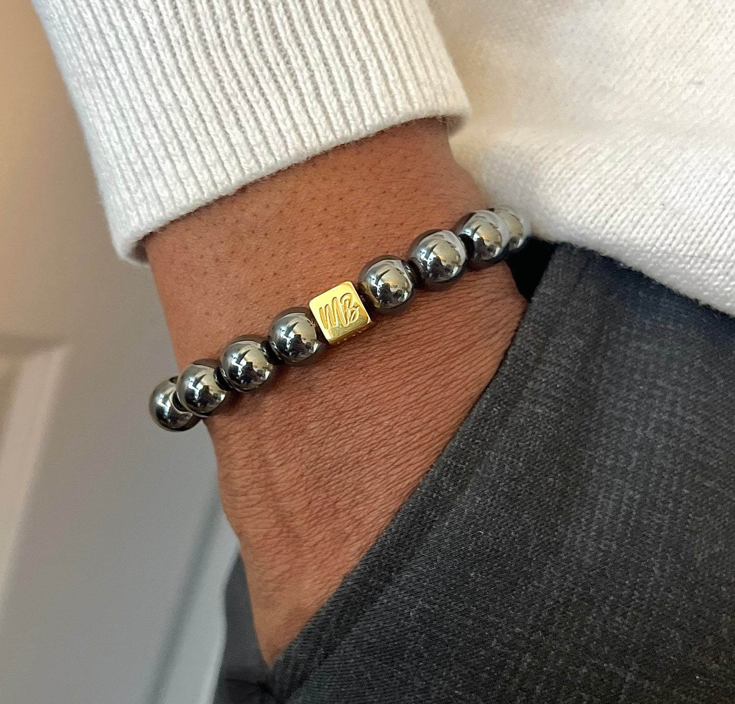 Hematite/Gold