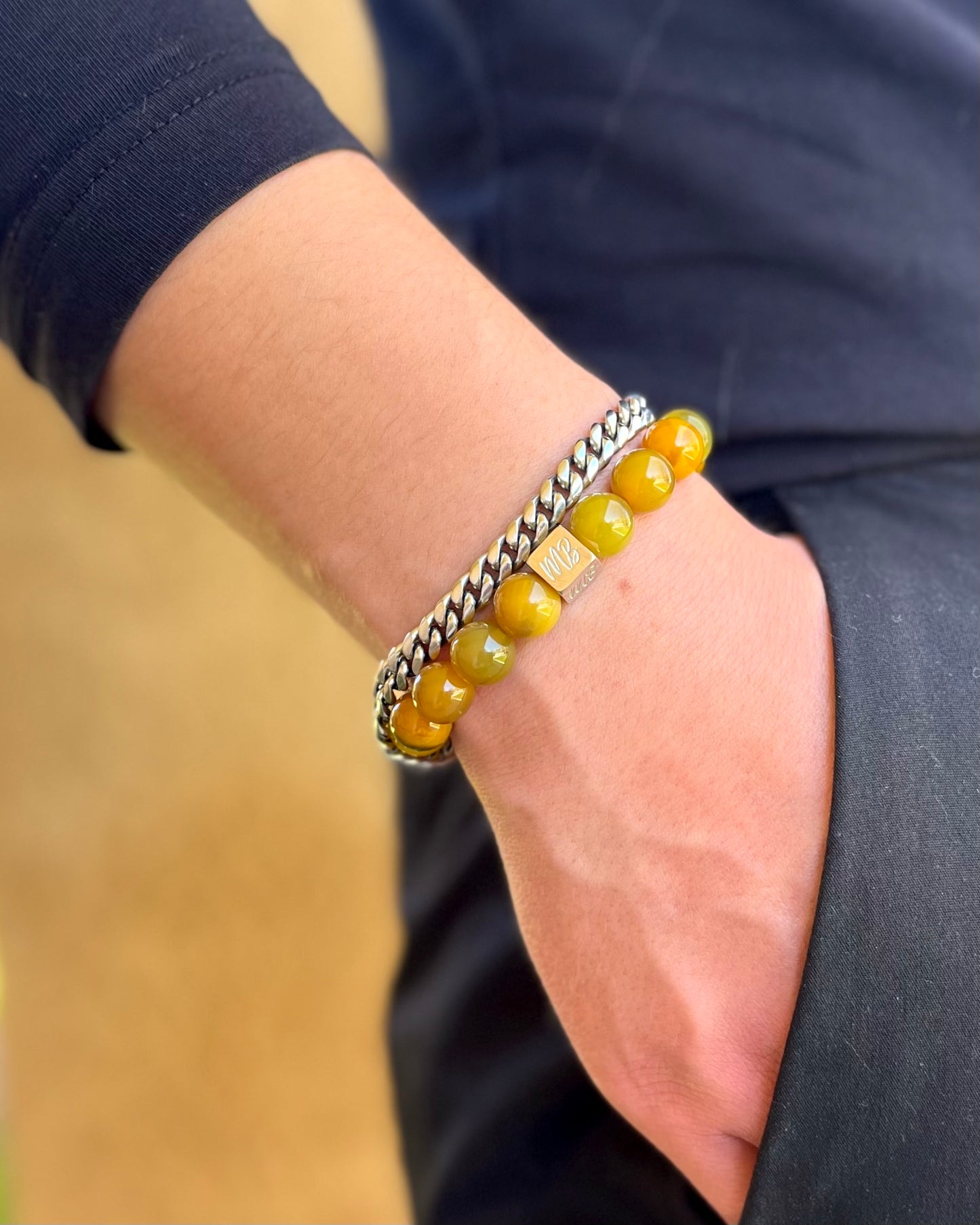 Yellow Green Agate