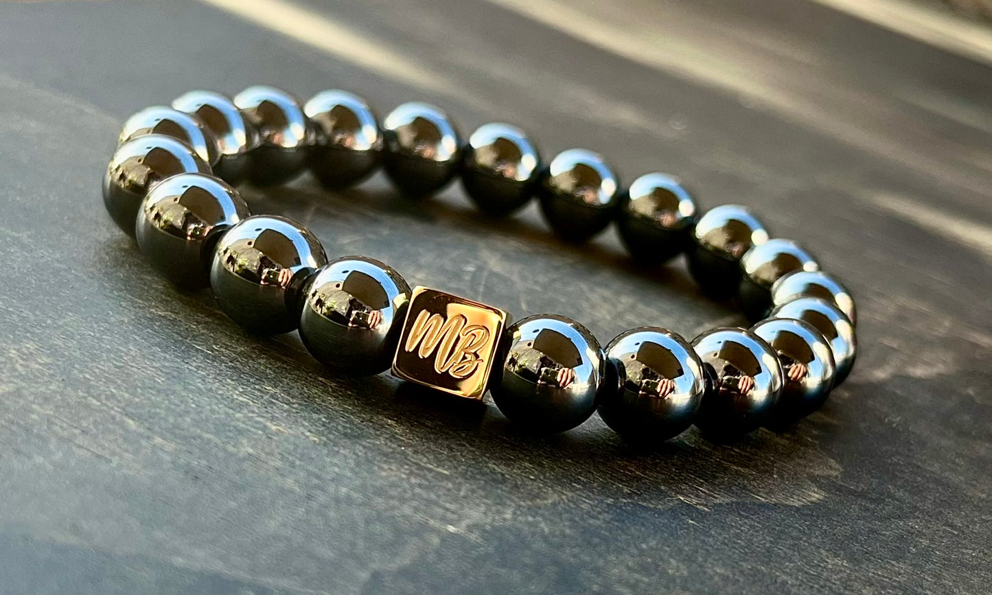 Hematite/Gold