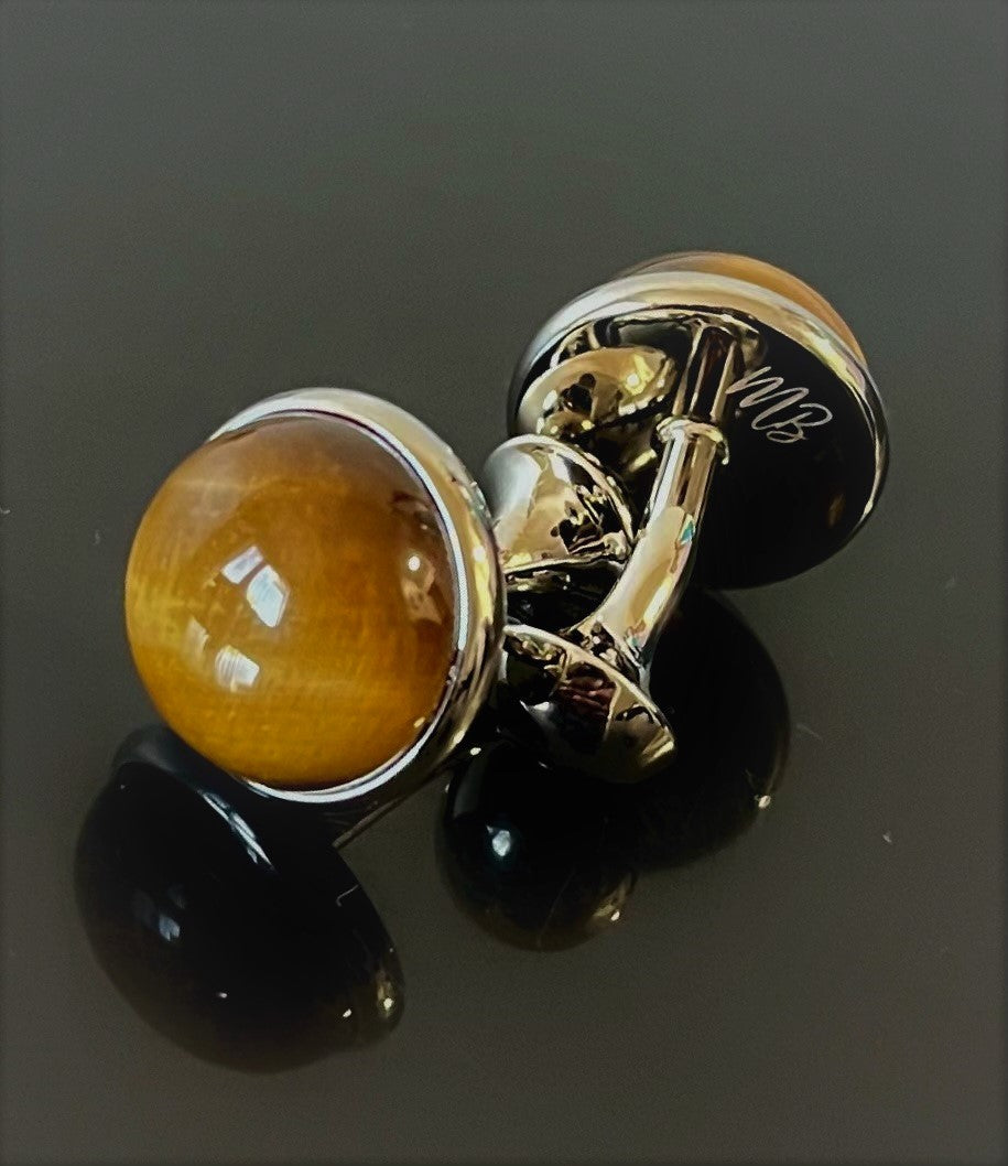 Tiger's Eye Cufflinks